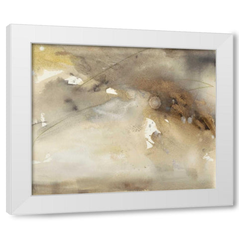 Waves in Motion II White Modern Wood Framed Art Print by Combs, Joyce
