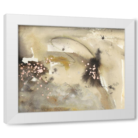 Waves in Motion III White Modern Wood Framed Art Print by Combs, Joyce