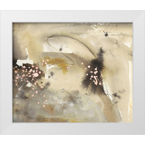Waves in Motion III White Modern Wood Framed Art Print by Combs, Joyce