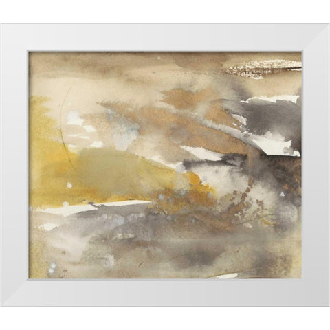 Waves in Motion IV White Modern Wood Framed Art Print by Combs, Joyce