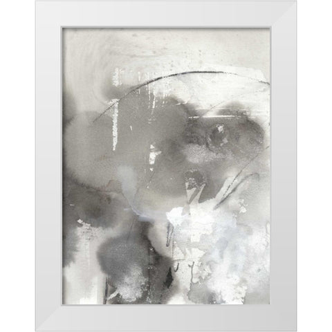 Mystical Objects I White Modern Wood Framed Art Print by Combs, Joyce