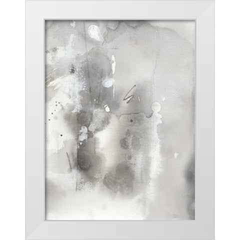 Mystical Objects III White Modern Wood Framed Art Print by Combs, Joyce