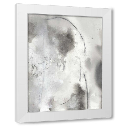 Mystical Objects IV White Modern Wood Framed Art Print by Combs, Joyce
