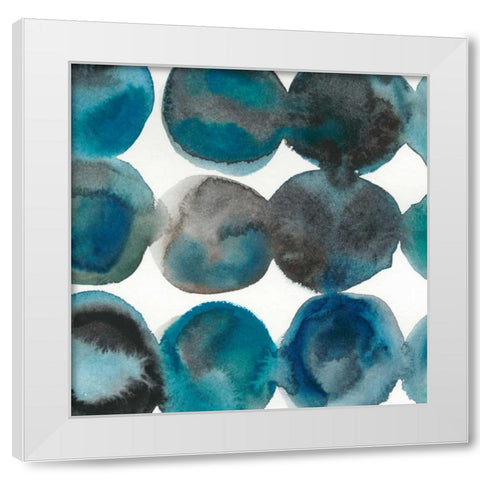 La Mer III White Modern Wood Framed Art Print by Zarris, Chariklia
