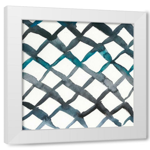 La Mer VI White Modern Wood Framed Art Print by Zarris, Chariklia