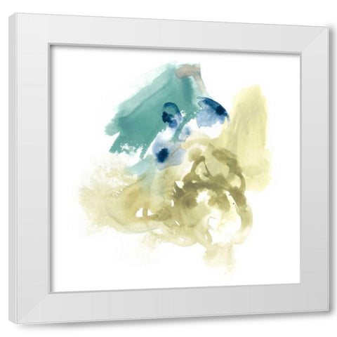 Integral Motion I White Modern Wood Framed Art Print by Vess, June Erica
