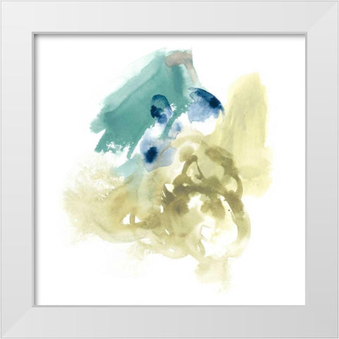 Integral Motion I White Modern Wood Framed Art Print by Vess, June Erica