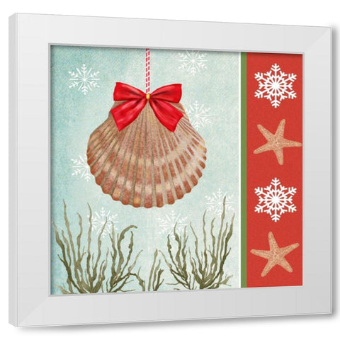Christmas Coastal I White Modern Wood Framed Art Print by Reynolds, Jade