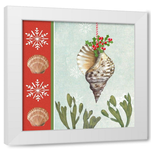 Christmas Coastal II White Modern Wood Framed Art Print by Reynolds, Jade