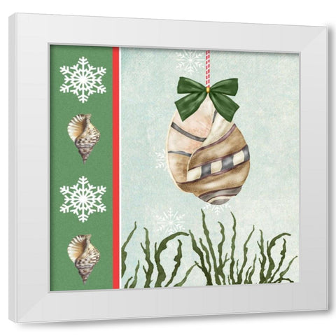 Christmas Coastal IV White Modern Wood Framed Art Print by Reynolds, Jade