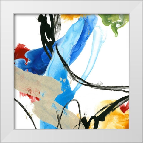 Formulation II White Modern Wood Framed Art Print by Vess, June Erica