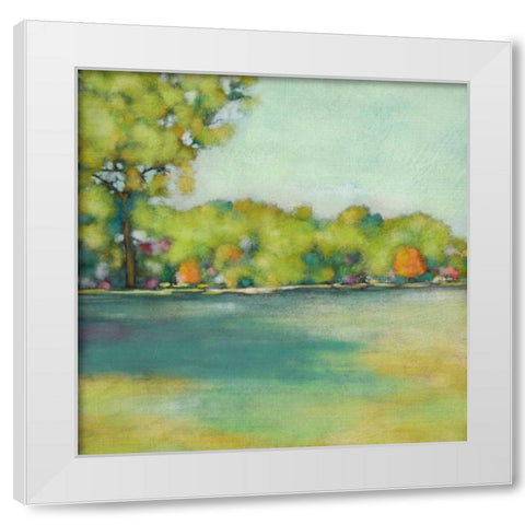 Parkview II White Modern Wood Framed Art Print by Zarris, Chariklia