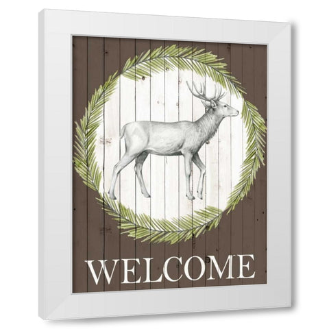 Woodland Walk I White Modern Wood Framed Art Print by Popp, Grace