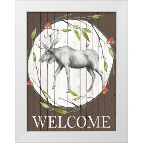 Woodland Walk II White Modern Wood Framed Art Print by Popp, Grace