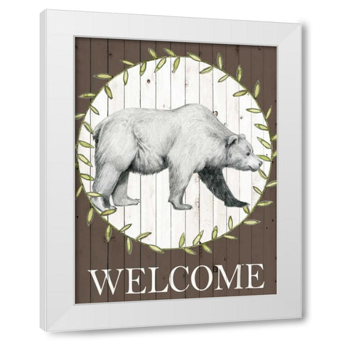 Woodland Walk III White Modern Wood Framed Art Print by Popp, Grace