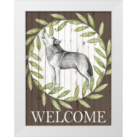 Woodland Walk IV White Modern Wood Framed Art Print by Popp, Grace