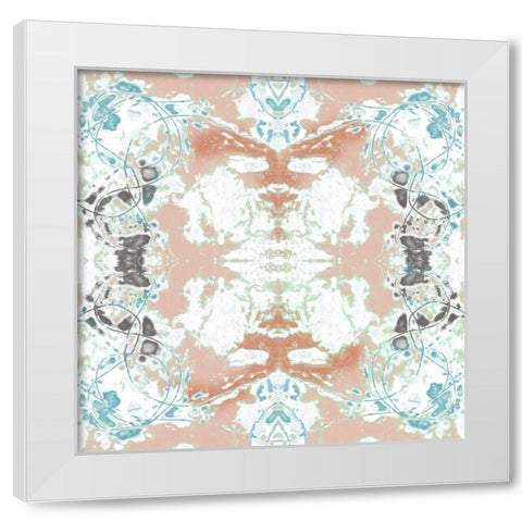 Pretty Mirror I White Modern Wood Framed Art Print by Goldberger, Jennifer