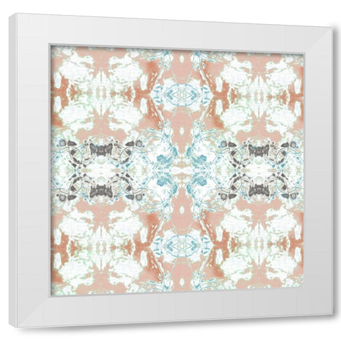 Pretty Mirror III White Modern Wood Framed Art Print by Goldberger, Jennifer