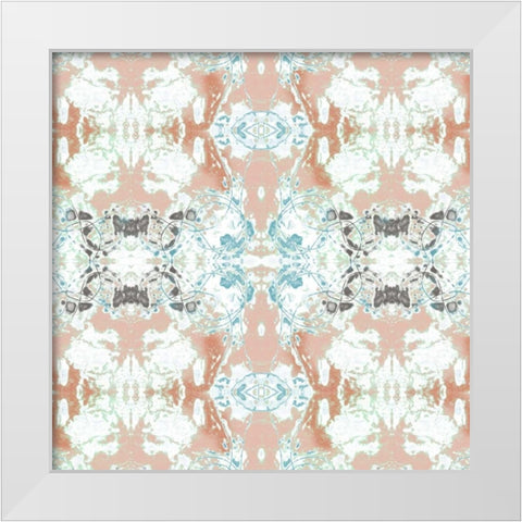 Pretty Mirror III White Modern Wood Framed Art Print by Goldberger, Jennifer