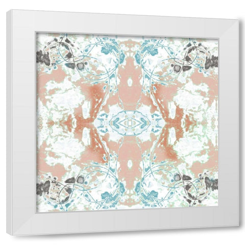 Pretty Mirror IV White Modern Wood Framed Art Print by Goldberger, Jennifer