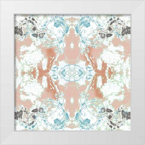 Pretty Mirror IV White Modern Wood Framed Art Print by Goldberger, Jennifer