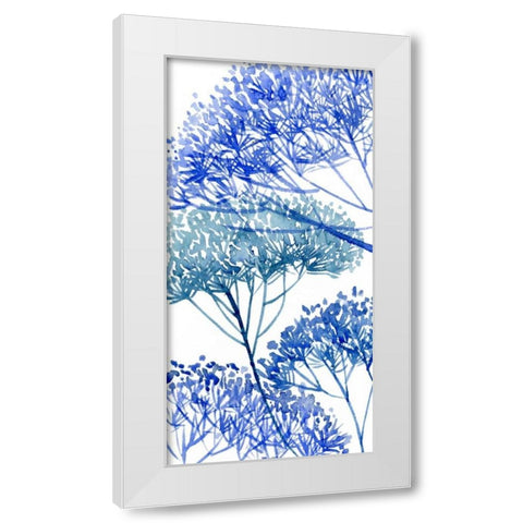 Little Sapling II White Modern Wood Framed Art Print by Wang, Melissa