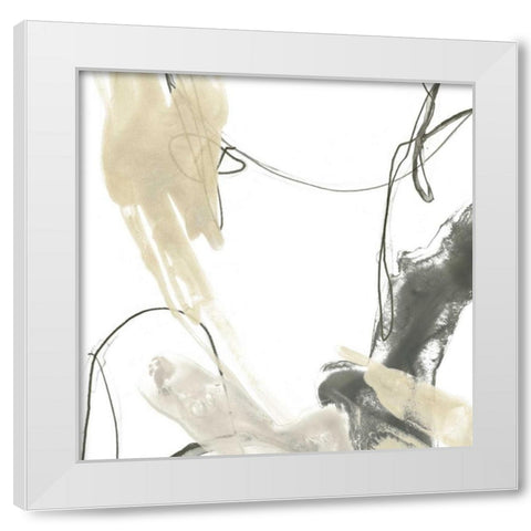 Monochrome Momentum II White Modern Wood Framed Art Print by Vess, June Erica