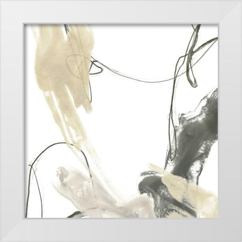 Monochrome Momentum II White Modern Wood Framed Art Print by Vess, June Erica