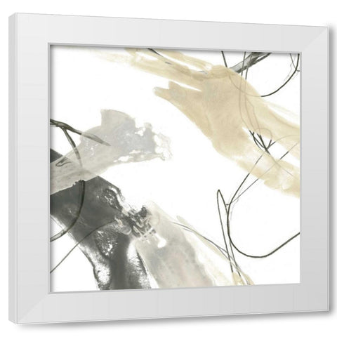 Monochrome Momentum IV White Modern Wood Framed Art Print by Vess, June Erica