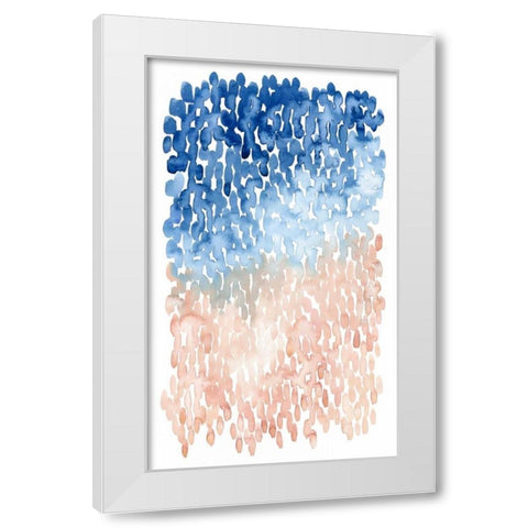 Coral Cascade II White Modern Wood Framed Art Print by Popp, Grace