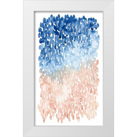Coral Cascade II White Modern Wood Framed Art Print by Popp, Grace