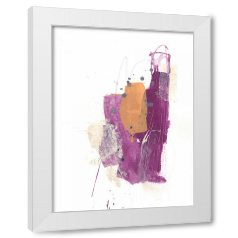 Slipstream I White Modern Wood Framed Art Print by Vess, June Erica