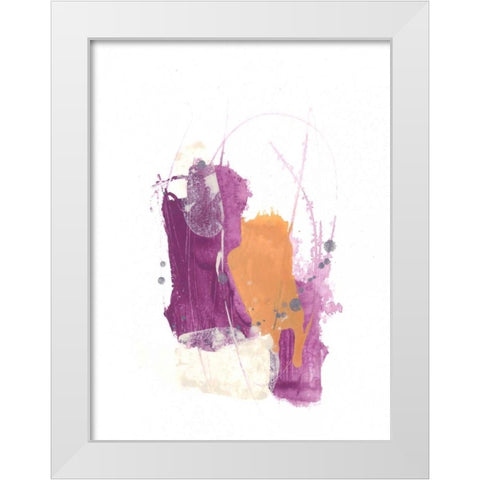Slipstream II White Modern Wood Framed Art Print by Vess, June Erica