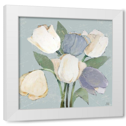 French Tulips II White Modern Wood Framed Art Print by Reynolds, Jade
