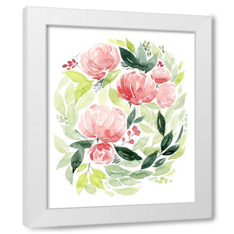 Buoyant Bouquet I White Modern Wood Framed Art Print by Popp, Grace