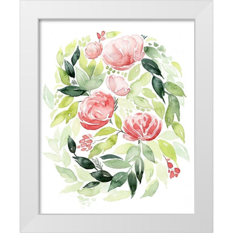 Buoyant Bouquet II White Modern Wood Framed Art Print by Popp, Grace