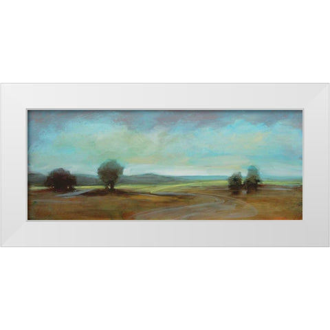 Landscape 101 White Modern Wood Framed Art Print by Dag, Inc.