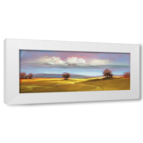 Landscape 106 White Modern Wood Framed Art Print by Dag, Inc.