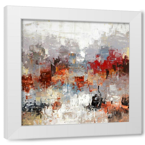 Metro Life 7 White Modern Wood Framed Art Print by Dag, Inc.
