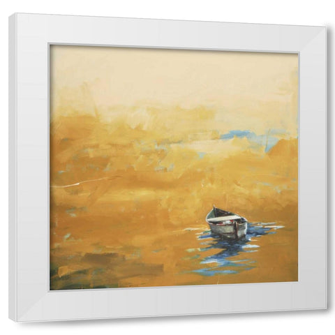 Set Sail 2 White Modern Wood Framed Art Print by Dag, Inc.