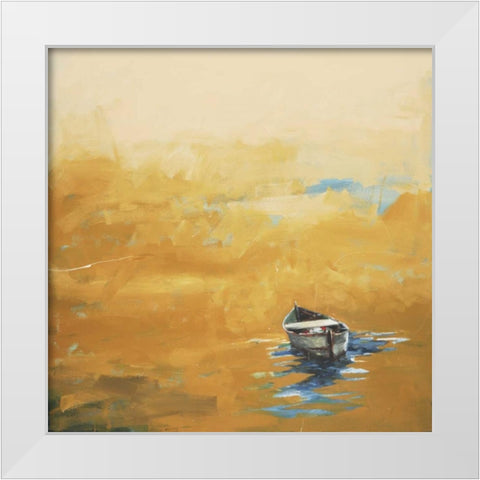 Set Sail 2 White Modern Wood Framed Art Print by Dag, Inc.