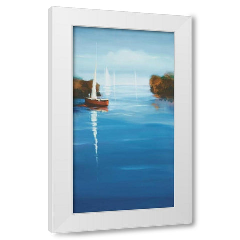 Set Sail 10 White Modern Wood Framed Art Print by Dag, Inc.