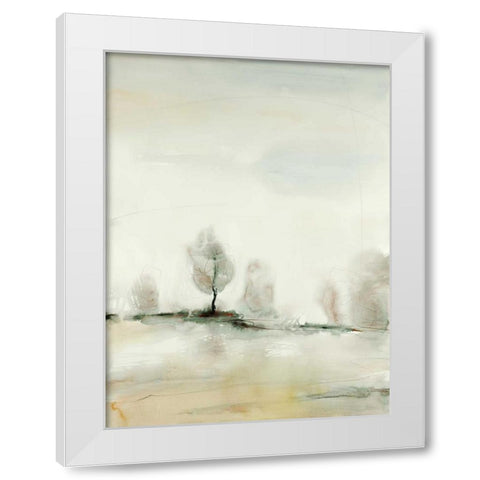 Solstice 7 White Modern Wood Framed Art Print by Dag, Inc.
