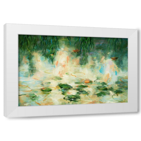 Solstice 9 White Modern Wood Framed Art Print by Dag, Inc.