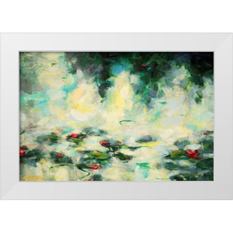 Solstice 10 White Modern Wood Framed Art Print by Dag, Inc.