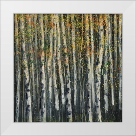 Woodland 4 White Modern Wood Framed Art Print by Dag, Inc.
