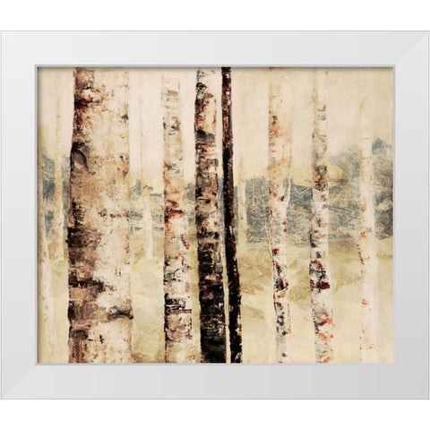 Woodland 6 White Modern Wood Framed Art Print by Dag, Inc.