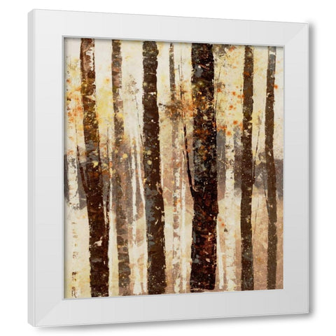 Woodland 7 White Modern Wood Framed Art Print by Dag, Inc.