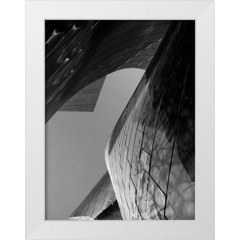 Ode to Gehry 7 White Modern Wood Framed Art Print by Dag, Inc.