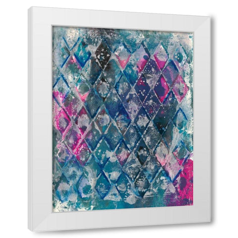 Wired For Spring I White Modern Wood Framed Art Print by Combs, Joyce